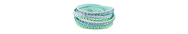 pulsera cuero verde