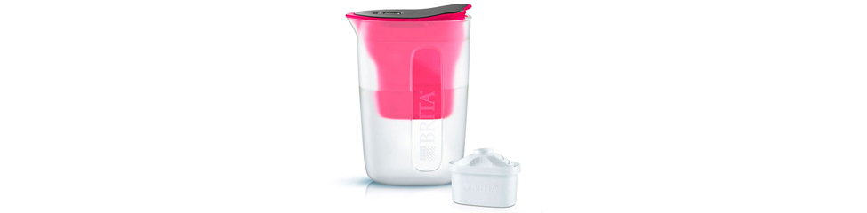 jarra rosa brita mas filtros