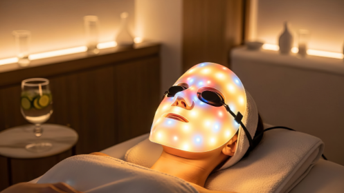 Tratamiento Facial con Máscara LED y Vitaminas por 25€