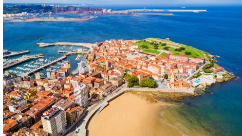 Excursión a la playa de Gijón el 12 de julio por 41,25 €